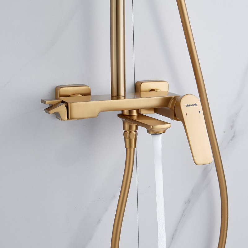 Душевая система Shevanik S8336, хром