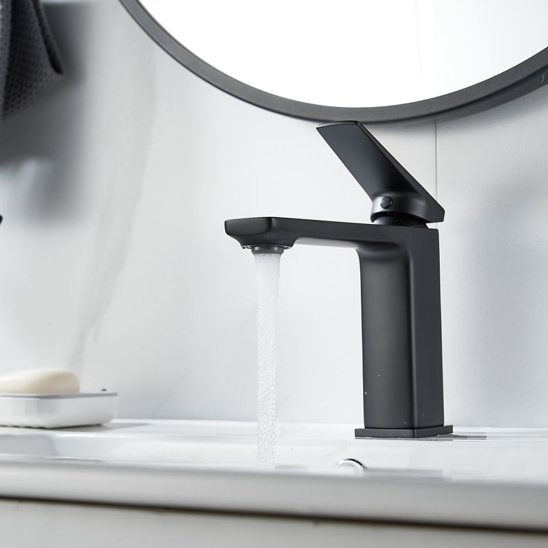 Смеситель для раковины Shevanik S8901H-1, черный