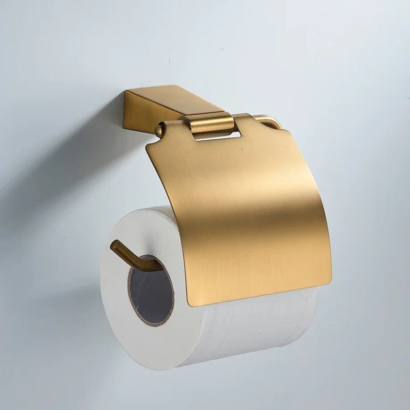 Держатель для туалетной бумаги Shevanik SG5705G, золотой сатин