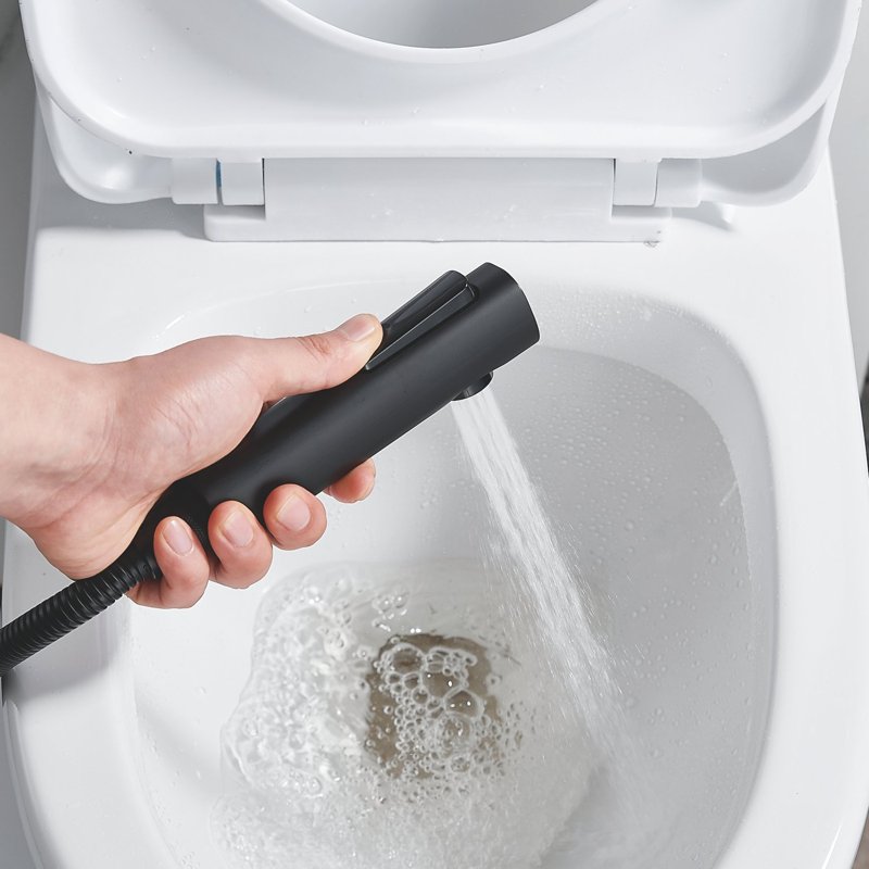 Гигиенический душ со смесителем Shevanik S137Q, бронза