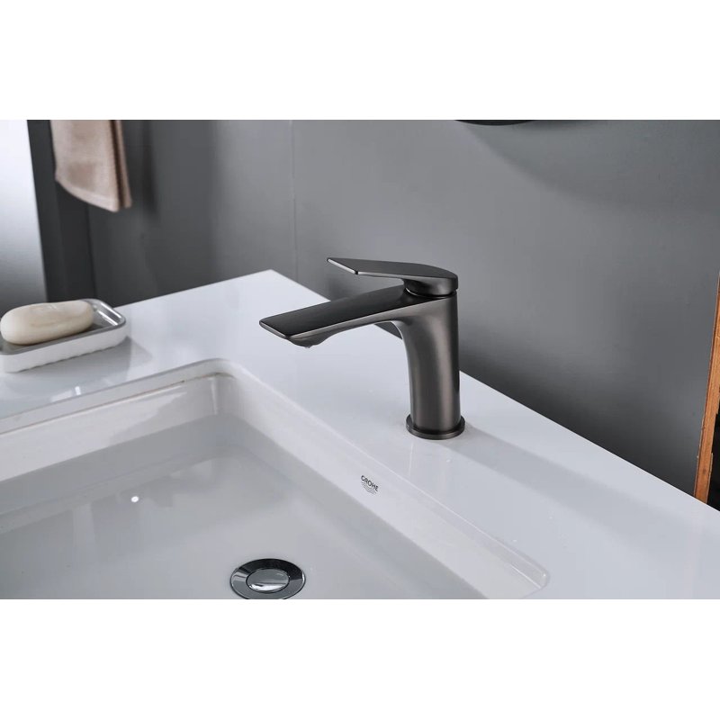 Смеситель для раковины Shevanik S9101T, оружейная сталь