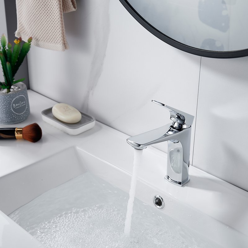 Смеситель для раковины Shevanik S4201, хром