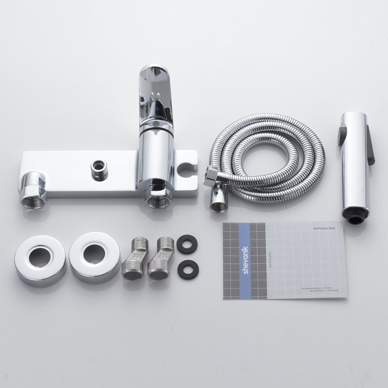 Гигиенический душ со смесителем Shevanik S9605-1, хром