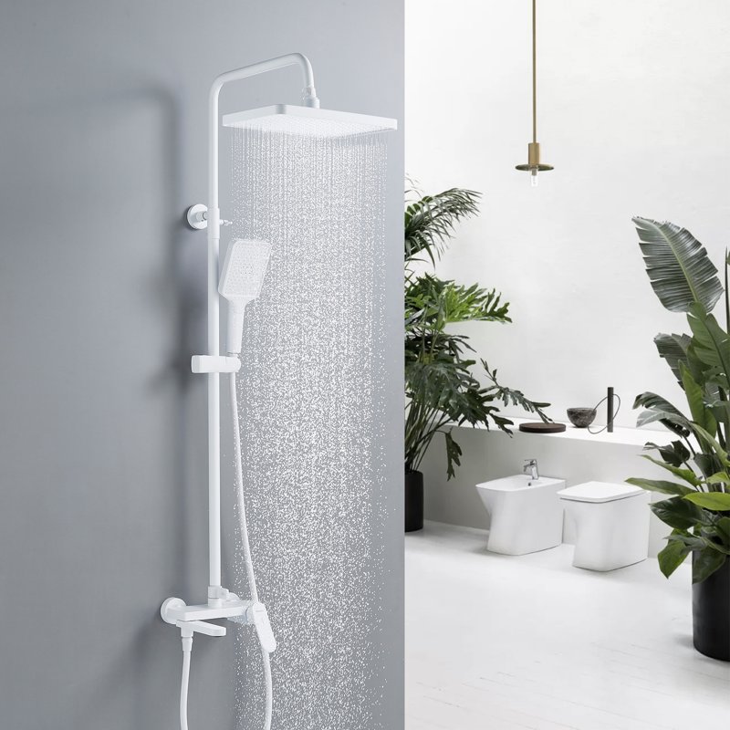 Душевая система Shevanik S8736H, черный