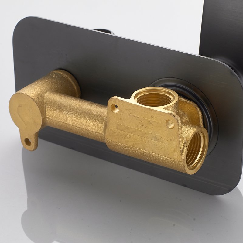 Гигиенический душ со смесителем Shevanik S9905T-1, оружейная сталь