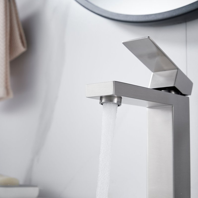 Смеситель для раковины Shevanik S7001L, сатин