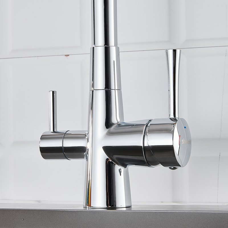 Смеситель для кухни с подключением фильтра Shevanik S428, хром