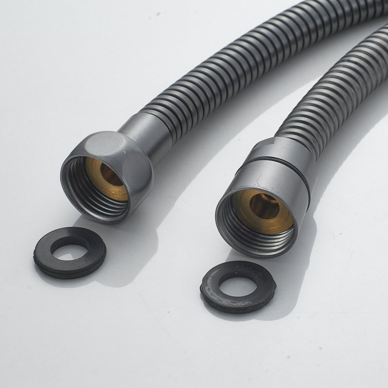 Смеситель для ванны Shevanik S4002T, оружейная сталь