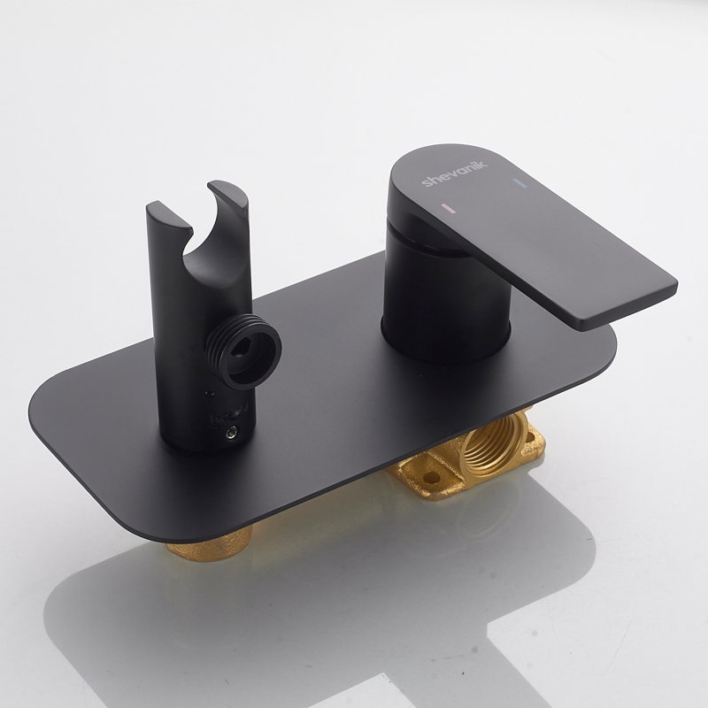 Гигиенический душ со смесителем Shevanik S9905H-1, черный