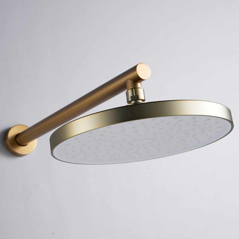 Душевая система встраиваемая Shevanik S4335G, золотой сатин