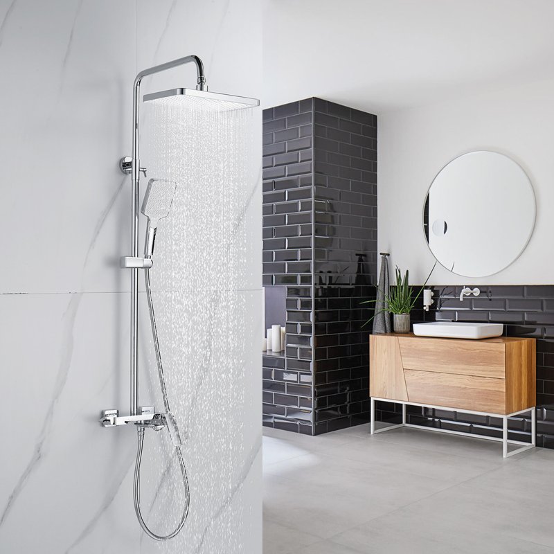 Душевая система Shevanik S8236, хром