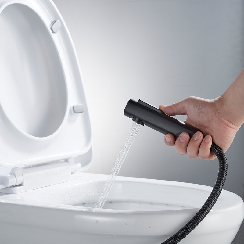 Гигиенический душ со смесителем Shevanik S9905G-1, золотой сатин