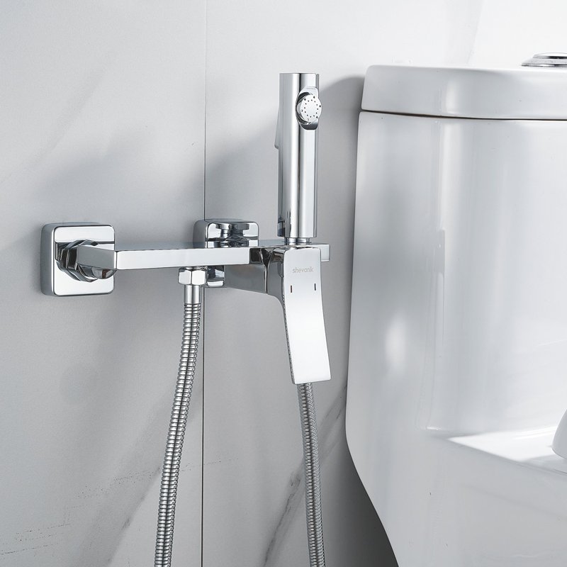 Гигиенический душ со смесителем Shevanik S137, хром