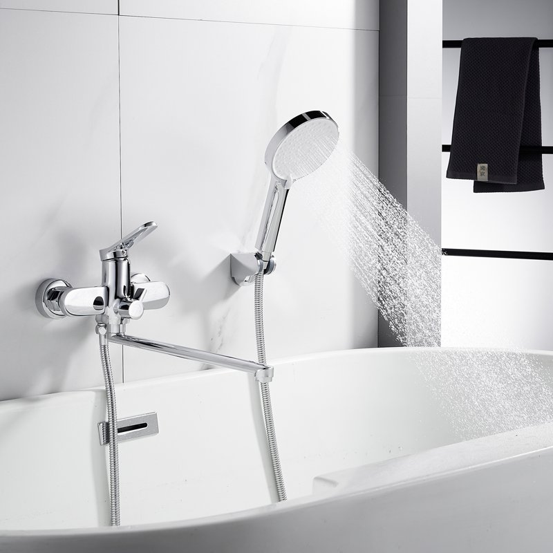 Смеситель для ванны Shevanik S4322, хром