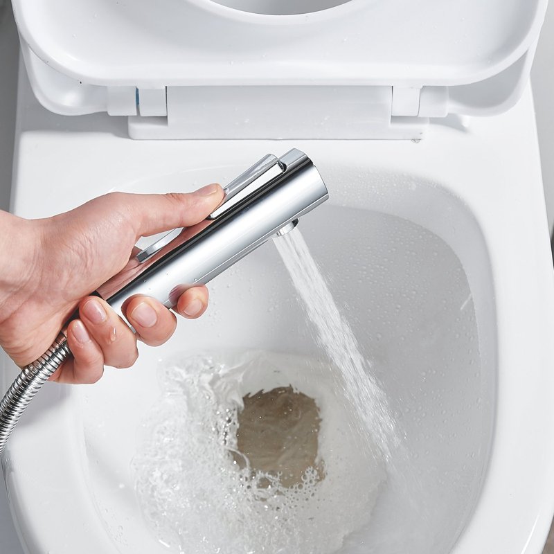 Гигиенический душ со смесителем Shevanik S107Q, бронза