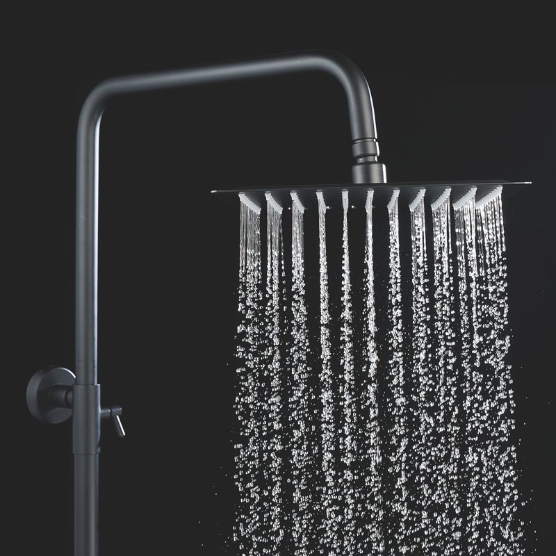 Душевая система Shevanik S8036F, белый/хром