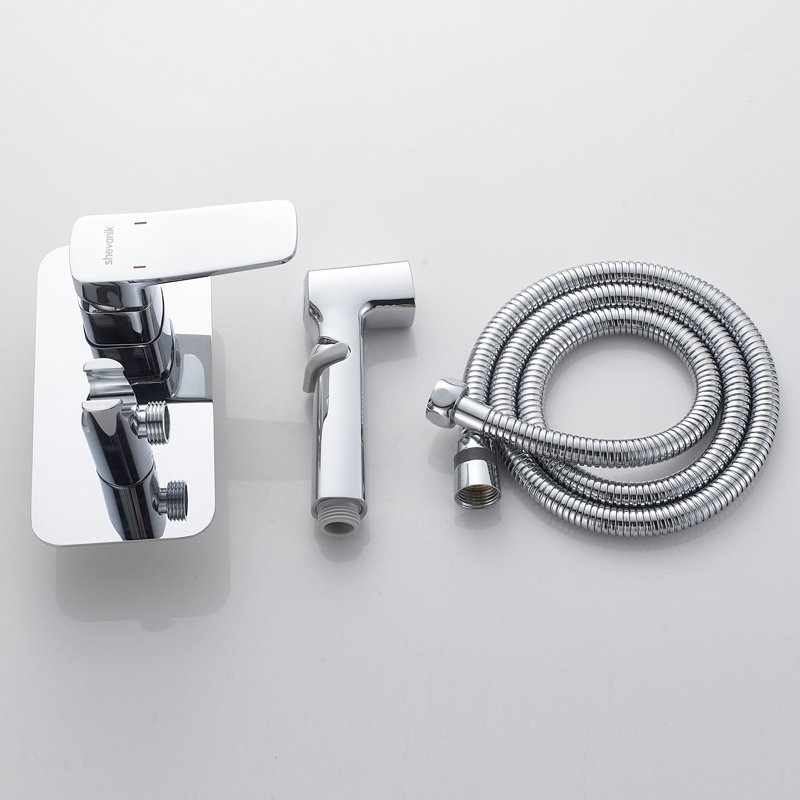 Гигиенический душ со смесителем Shevanik S8005F, белый