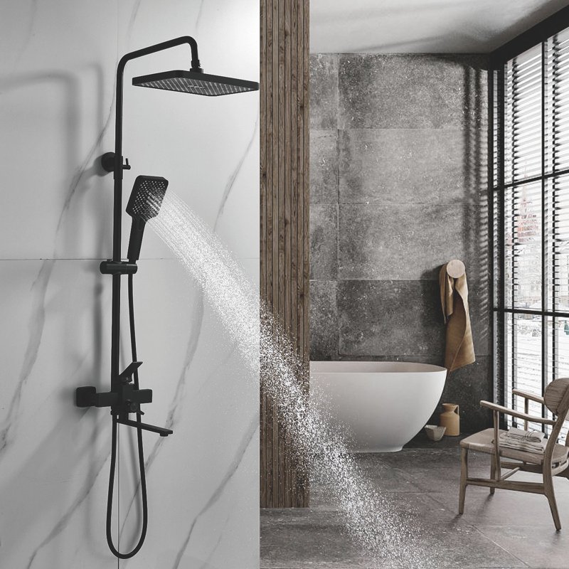 Душевая система Shevanik S6836, хром