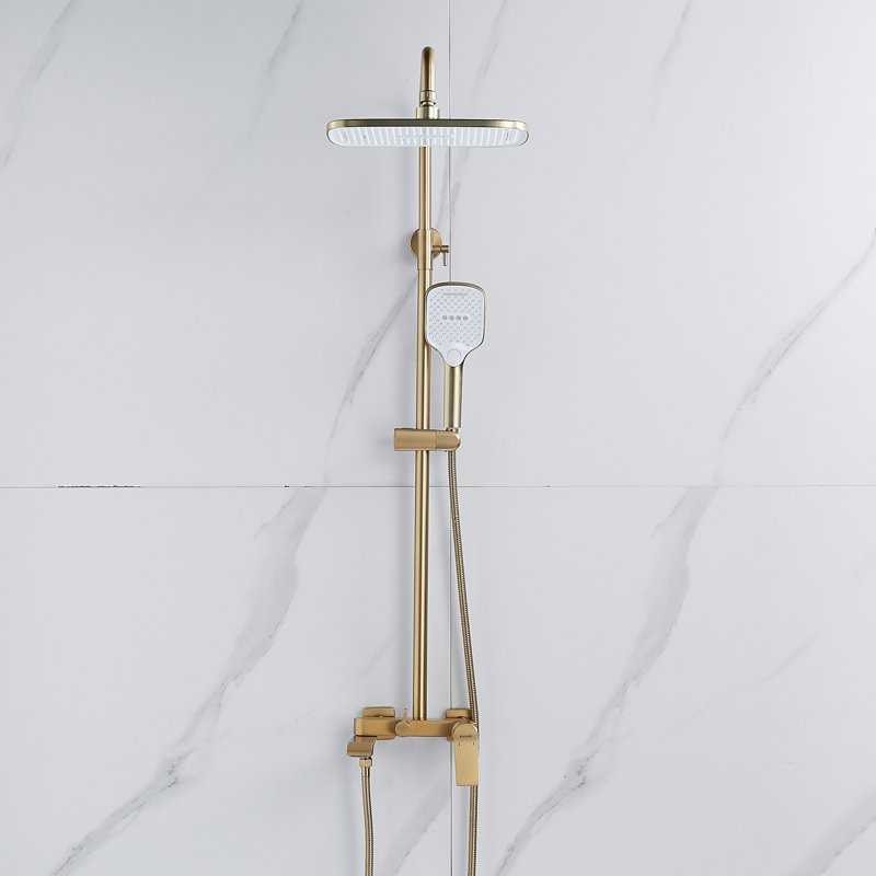 Душевая система Shevanik S8536H, черный