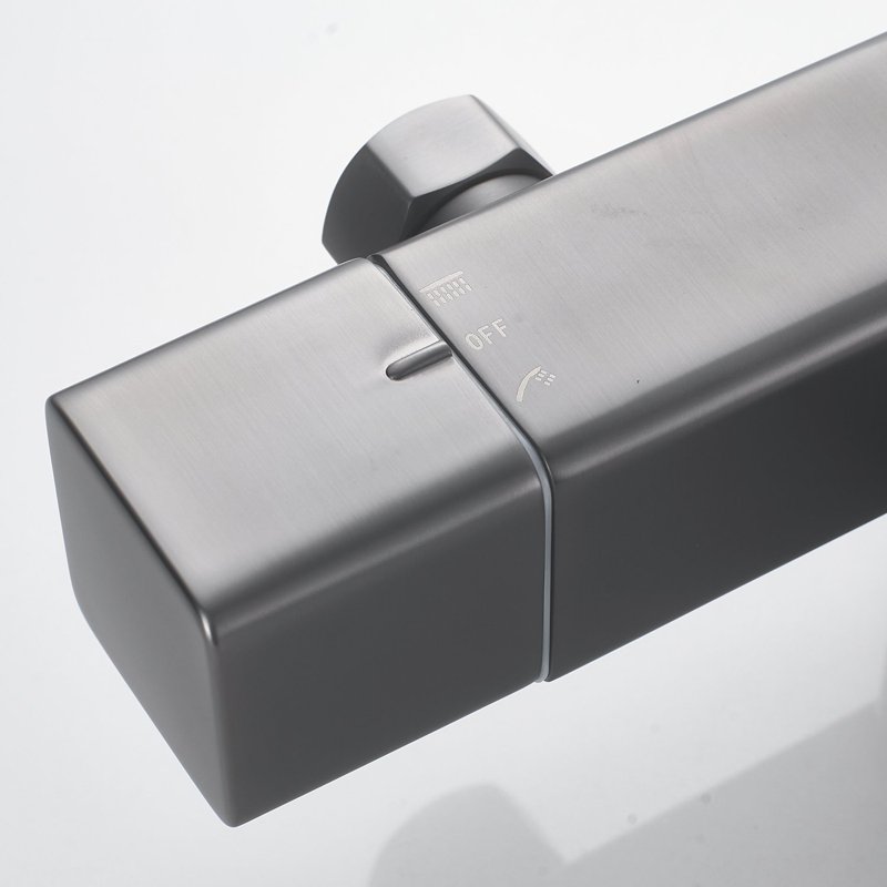 Душевая система Shevanik S8036H, черный