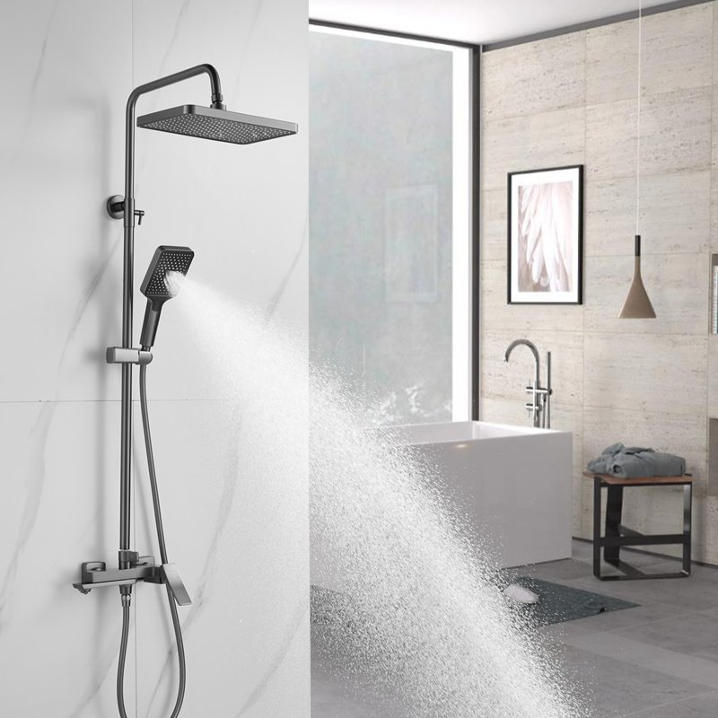 Душевая система Shevanik S9336, хром