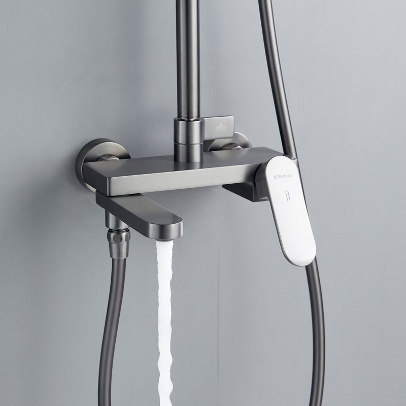 Душевая система Shevanik S8936, хром