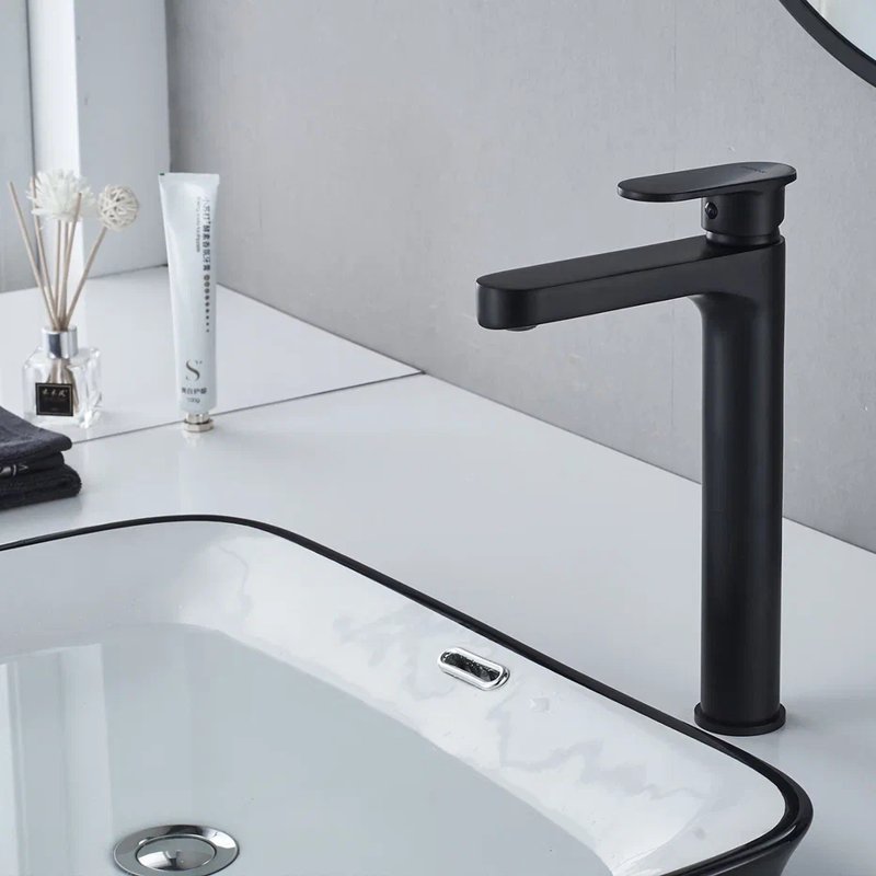 Смеситель для раковины Shevanik S8711H, черный