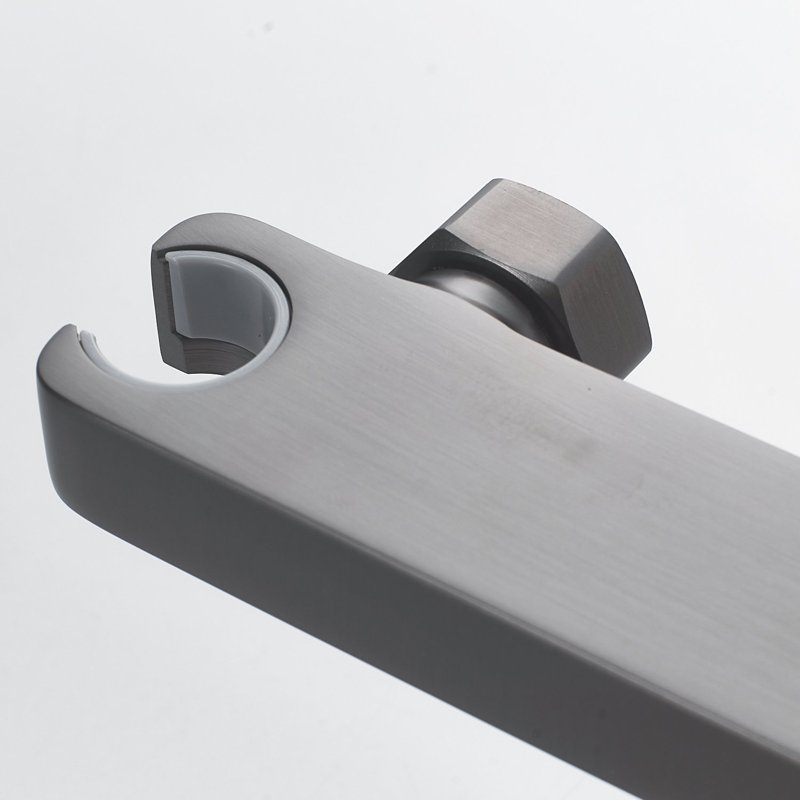 Гигиенический душ со смесителем Shevanik S107T, оружейная сталь