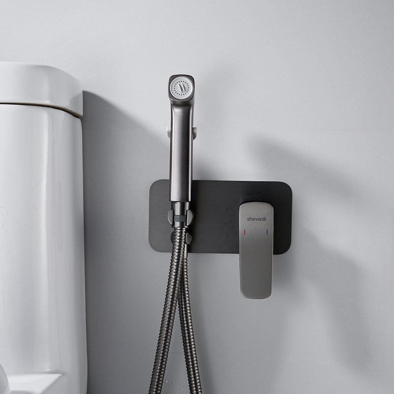Гигиенический душ со смесителем Shevanik S9905-1, хром