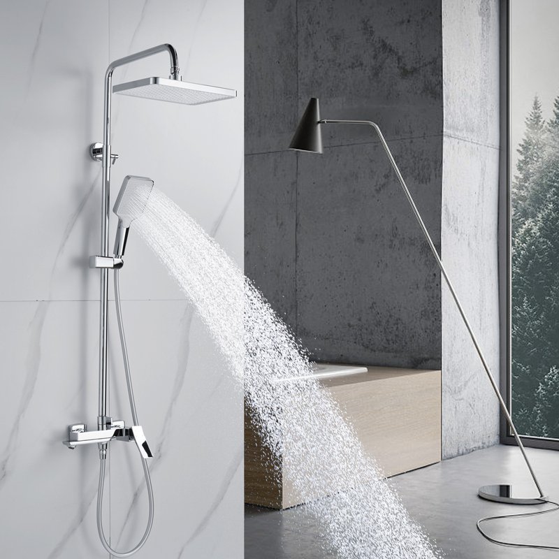 Душевая система Shevanik S9036H, черный