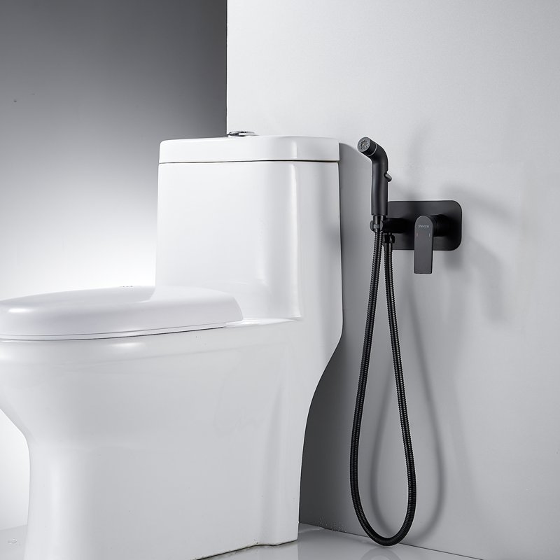 Гигиенический душ со смесителем Shevanik S9905H-1, черный