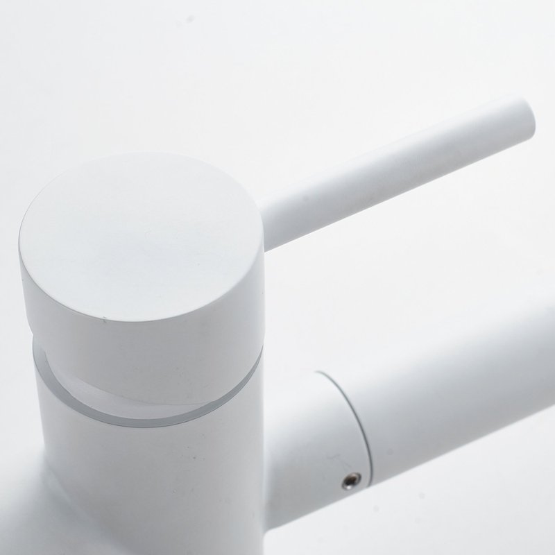 Смеситель для кухни с подключением фильтра Shevanik S178C, белый