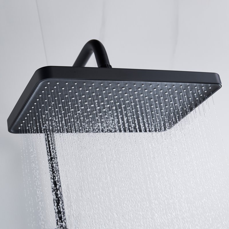 Душевая система Shevanik S9136T, оружейная сталь