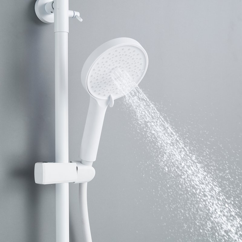 Душевая система Shevanik S8336T, оружейная сталь