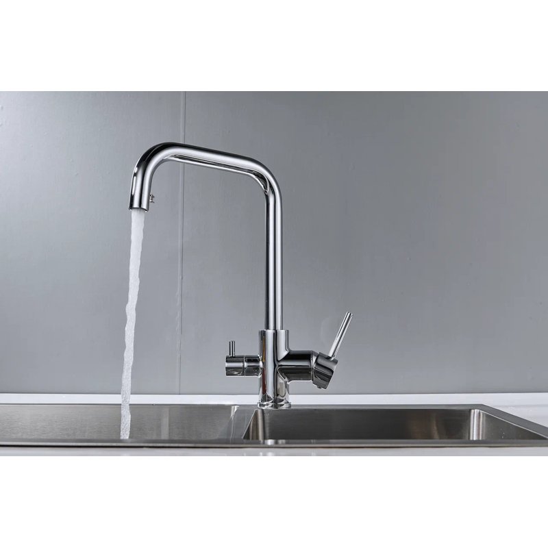 Смеситель для кухни с подключением фильтра Shevanik S228, хром