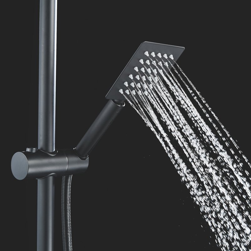 Душевая система Shevanik S8036F, белый/хром