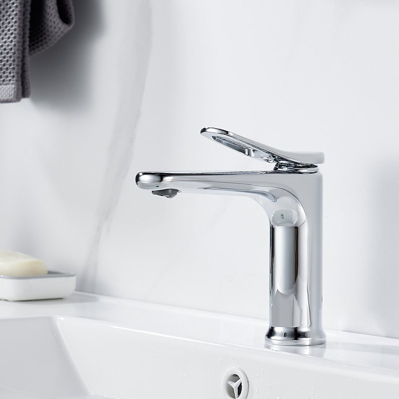 Смеситель для раковины Shevanik S4701, хром