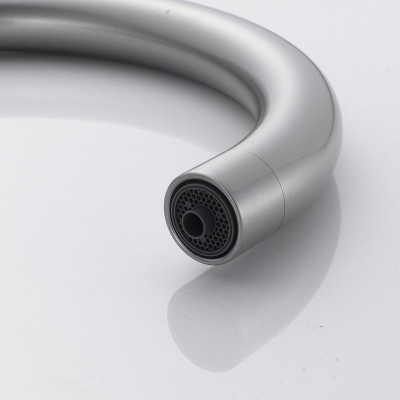 Смеситель для кухни с подключением фильтра Shevanik S428L, сатин