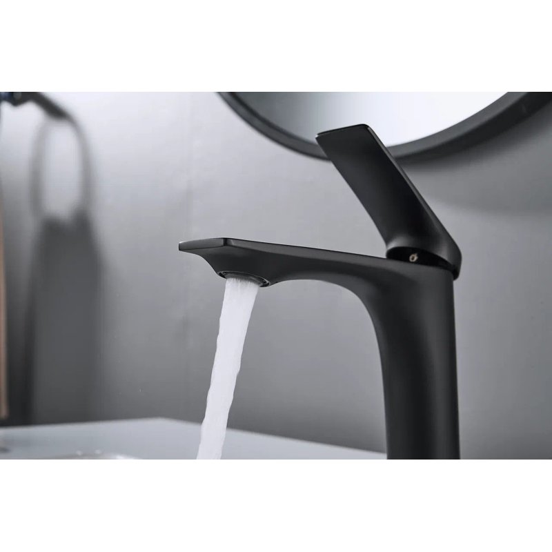 Смеситель для раковины Shevanik S9101H, черный