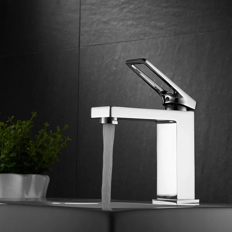 Смеситель для раковины Shevanik S6801, хром