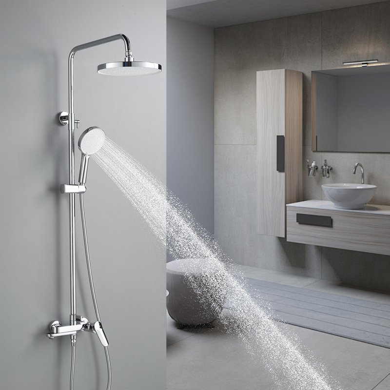 Душевая система Shevanik S8336H, черный