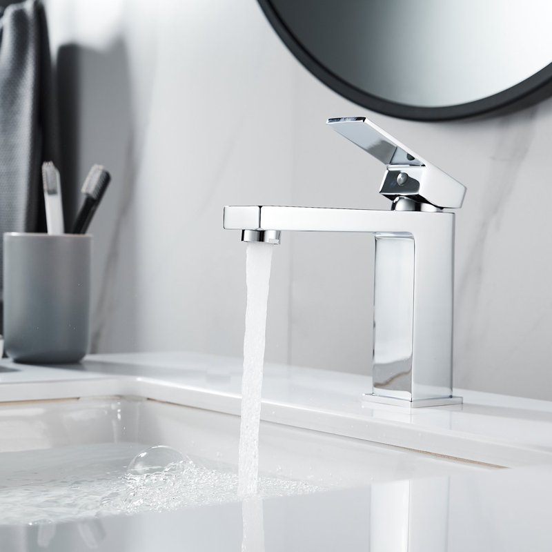 Смеситель для раковины Shevanik S9601, хром