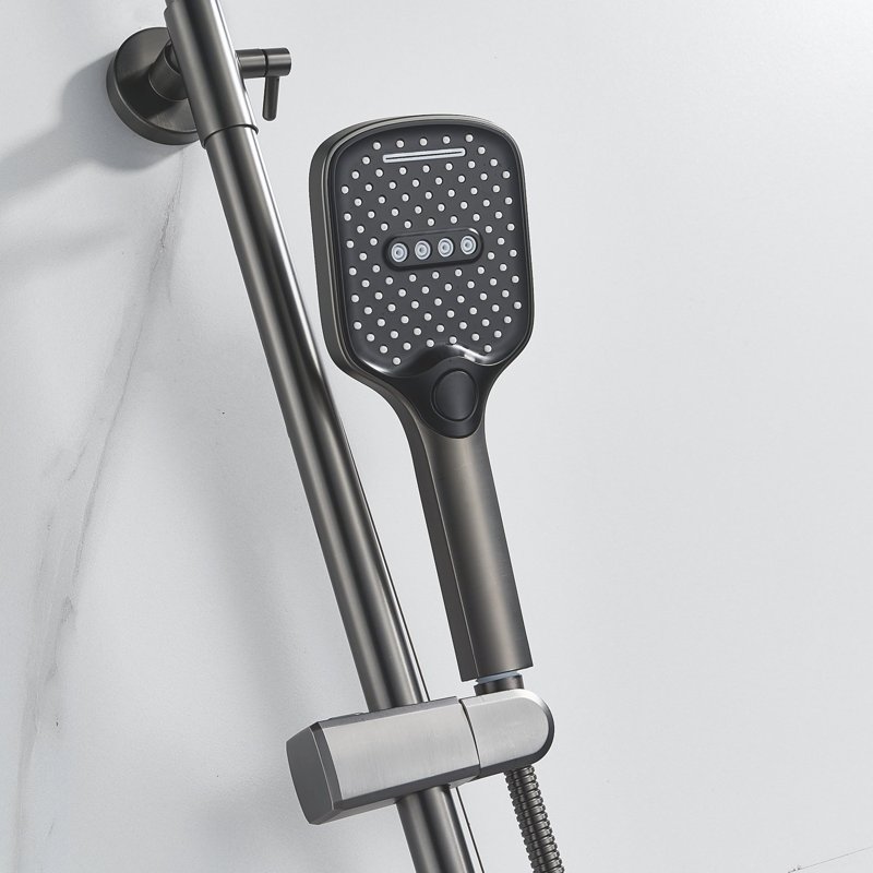 Душевая система Shevanik S6036F, белый/хром