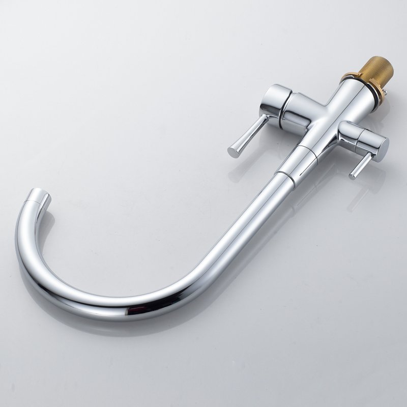 Смеситель для кухни с подключением фильтра Shevanik S428, хром