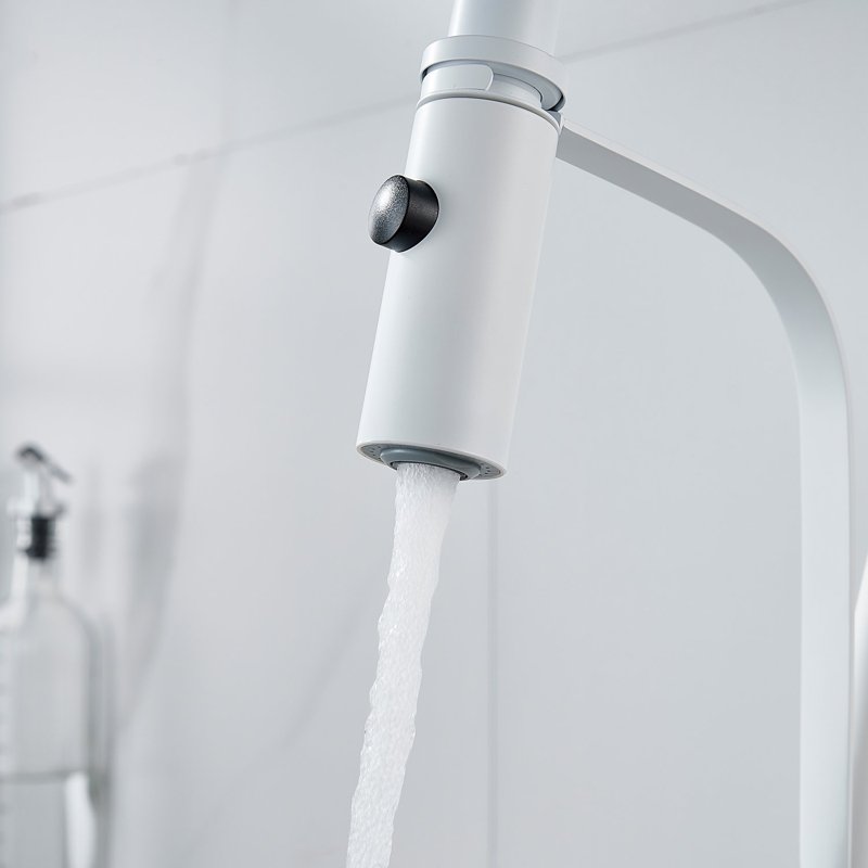 Смеситель для кухни с гибким изливом и режимом 