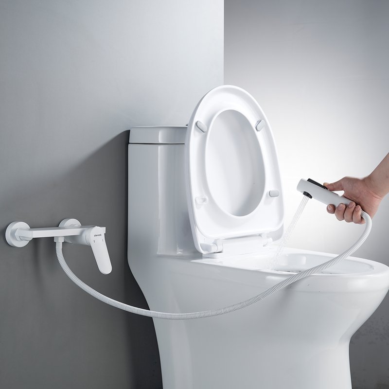 Гигиенический душ со смесителем Shevanik S9605H-1, черный