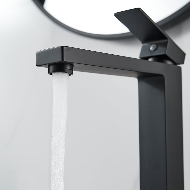 Смеситель для раковины Shevanik S9611H, черный