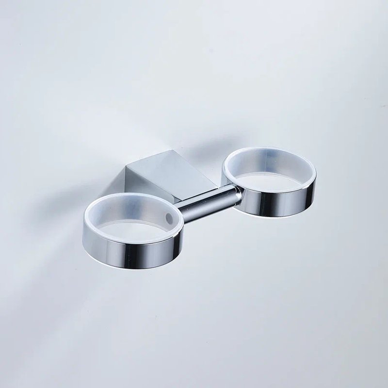 Стакан для ванной комнаты двойной Shevanik SG5722, хром