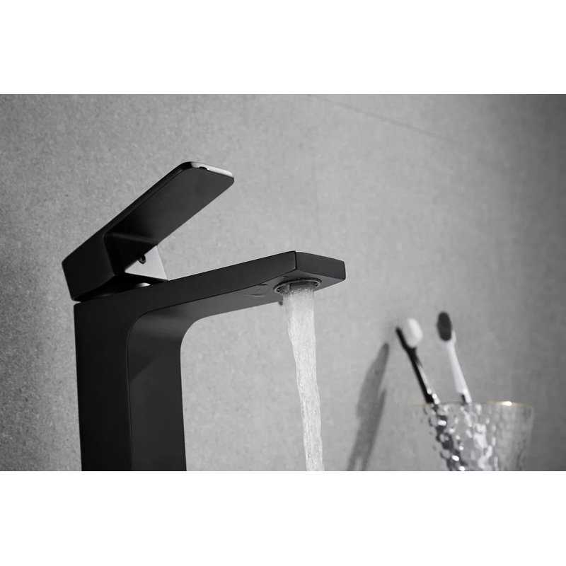 Смеситель для раковины Shevanik S9701H, черный