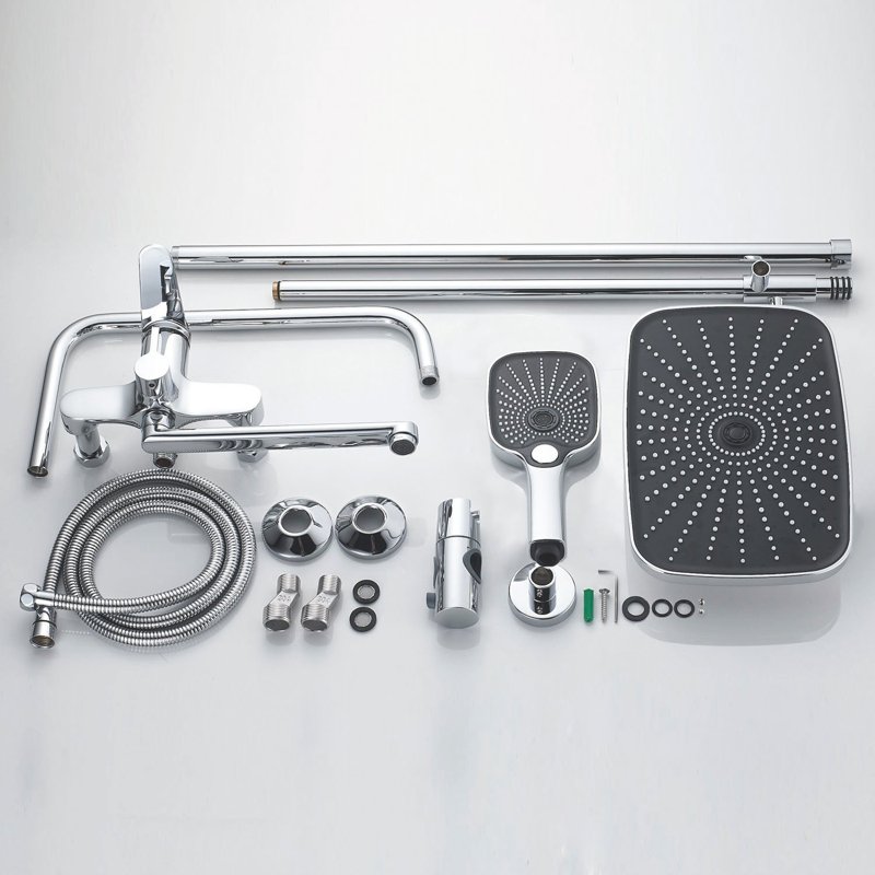 Душевая система Shevanik S6836H, черный